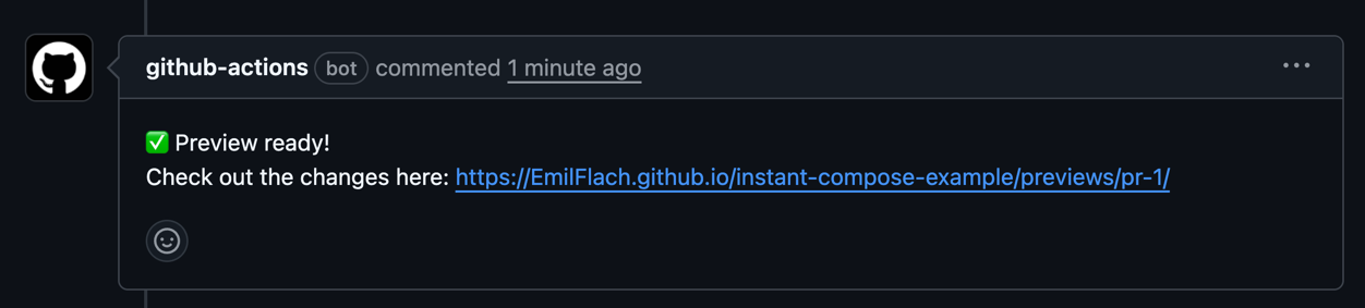 GitHub PR Comment Preview